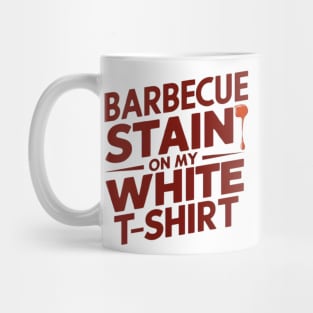 barbecue stain on my white Mug